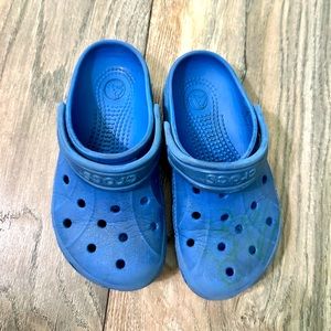 Blue Crocs size 10 11 kids